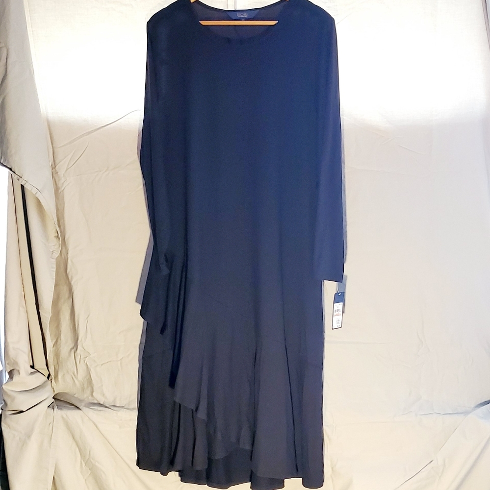 Rachel Roy Black Long Sleeve Dress